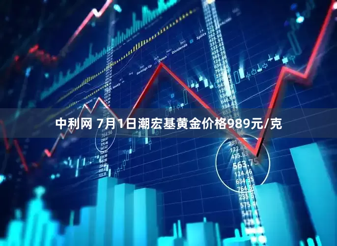 中利网 7月1日潮宏基黄金价格989元/克